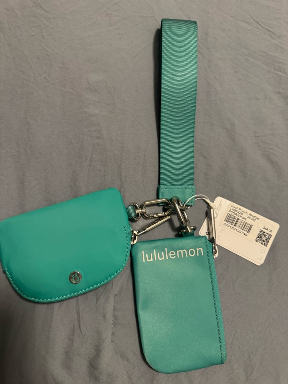 lululemon athletica Teal Key & Card Holder Set